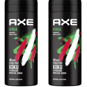 2 Adet Axe Africa Erkek Deodorant Sprey 150 ml