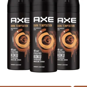 3 Adet Axe Dark Temptatıon Bay Parfüm Kofre 150 ml