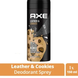 Axe Erkek Sprey Deodorant Leather & Cookies 48 Saat Etkileyeci Koku 150 ml