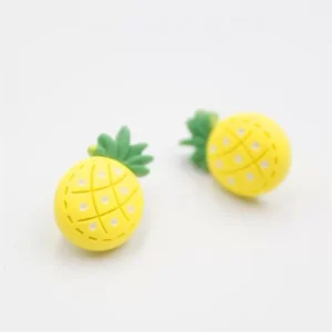 Ananas Hamur Küpe - ÇOK RENKLİ