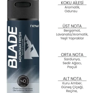 Mountain Fresh Erkek Deodorant 150ml Leke Bırakmaz