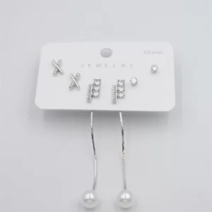 Çoklu Set Küpe - Gümüş