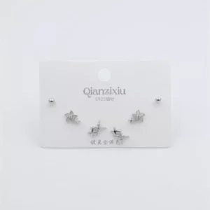 Çoklu Set Küpe - Gümüş