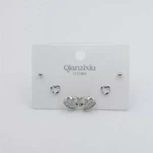 Çoklu Set Küpe - Gümüş