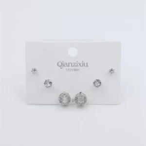 Çoklu Set Küpe - Gümüş