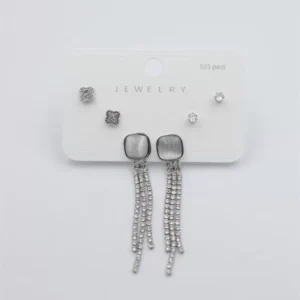 Çoklu Set Küpe - Gümüş