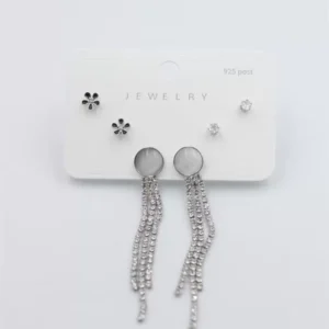 Çoklu Set Küpe - Gümüş