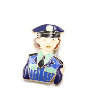 Polis Broş - Mavi