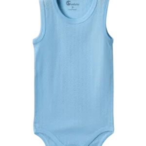 Mavi Askılı Body Zıbın 7-12 YAŞ Çocuklar İçin (1 ADET) Alttan Çıtçıtlı Özel Gereksinimli-D
