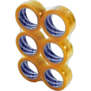 6 adet Şeffaf Koli Bandı Güçlü Yapışkan Yüzey 40 mm 100 metre Royaleks
