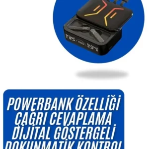 Gaming Bluetooth Kulaklık Dahili Powerbank Kablolu Düşük Gecikmeli Bluetooth 5.2