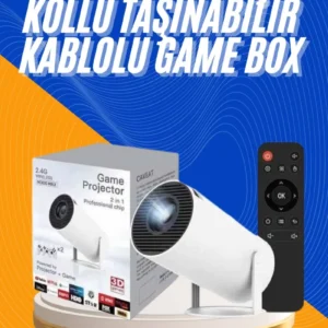 Projeksiyon Cihazı Video Oyun Konsolu 8 Gb Hafıza Lcd Ekran Kumandalı