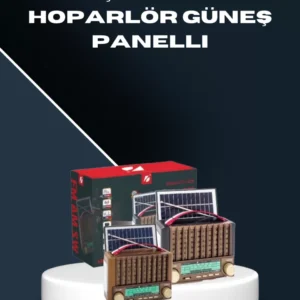 Çok Fonksiyonlu Solar Radyo Bluetooth Usb Sd Kartlı Taşınabilir Hoparlör