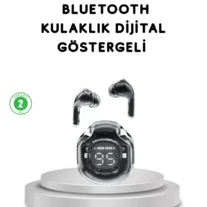 Bluetooth 5.3 Kablosuz Kulaklık Hifi Stereo Ve Ekstra Bass Dijital Ekranlı