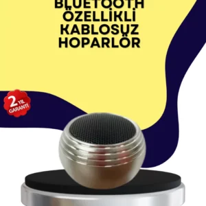 Mini Kablosuz Hoparlör Derin Bas Tws Bağlantı Şarjlı Model