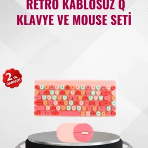 Kablosuz Bluetooth Klavye – Çoklu Cihaz Desteği, Akıllı Güç Tasarrufu