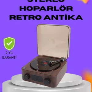 Dekoratif Gece Işıklı Bluetooth Hoparlör – Saatli Tasarım