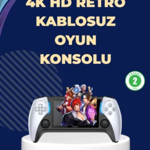 Kompakt Ve Hafif Retro Oyun Konsolu 1000 Klasik Oyun Dahil