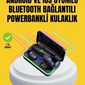 E10 Powerbanklı Bluetooth Kulaklık Oyun Modu Ve Şık Tasarım