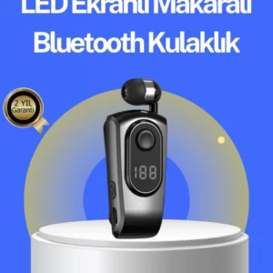 Dijital Ekranlı Bluetooth Kulaklık – Titreşimli Bildirim, 25 Saat Kullanım