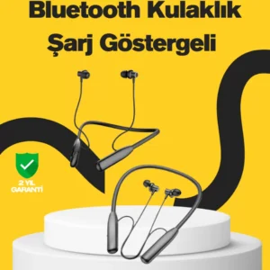 Y12 Bluetooth Boyun Bantlı Kulaklık – 100 Saat Pil, Bluetooth 5.3, Dokunmatik Kontrol