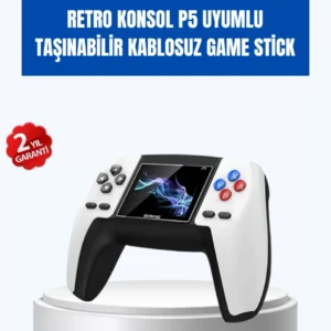 520 Oyunlu Taşınabilir Retro Oyun Konsolu | P5 Gamepad