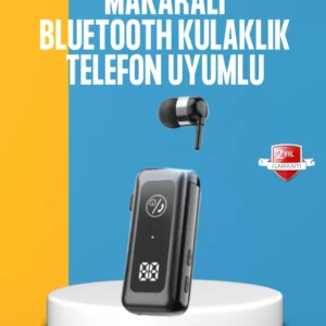 Dijital Ekranlı Ve Hızlı Şarjlı Bluetooth 5.2 Makaralı Kulaklık