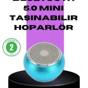 Taşınabilir Mini Bluetooth Hoparlör 9m Menzil Dahili Mikrofon