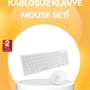 Kablosuz Klavye Mouse Takımı - Ergonomik, Sessiz Ve Enerji Tasarruflu