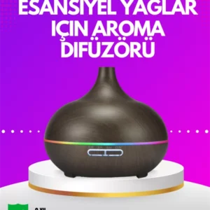 Zamanlayıcılı Ve Otomatik Kapanmalı Aromaterapi Nemlendirici Difüzör