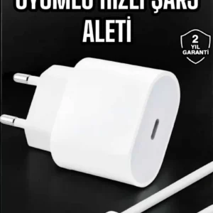 Güç Adaptörü Ve Kablosu Şarj Aleti 15/15 Pro Max Uyumlu Hızlı Şarj