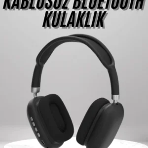 Kulak Üstü Kablosuz Bluetooth Kulaklık Yumuşak Süngerli Sd Kart Girişli