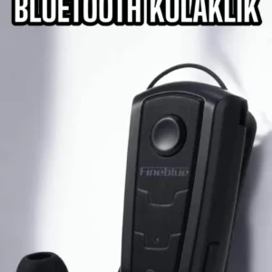 Makaralı Bluetooth Kulaklık Çağrı Cevaplama Kablolu Uzun Pil Ömrü