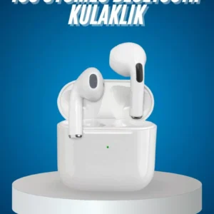 Bluetooth Kulaklık Beyaz Çağrı Cevaplama Dokunmatik Kontrol Kablosuz