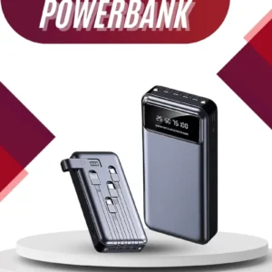 4 Çıkışlı 20.000 Mah Powerbank Uzun Pil Ömürlü Taşınabilir