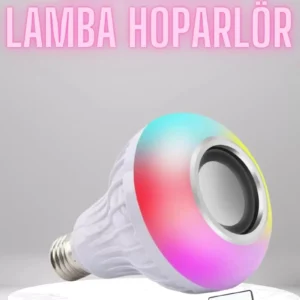 Bluetooth Hoparlör Akıllı Rgb Led Işık Renk Değiştirme Ses Bombası Ampül Görünümlü