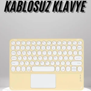 Touchpad Uyumlu Bluetooth Klavye Slim Kablosuz Wifi Q Klavye