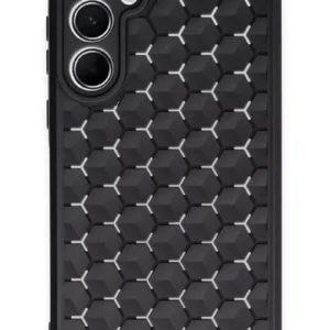 Newface Samsung Galaxy A25 5g Kılıf Petek Silikon Kapak - Siyah