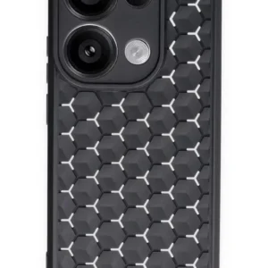 Newface Xiaomi Redmi Note 13 Pro 5g Kılıf Petek Silikon Kapak - Siyah
