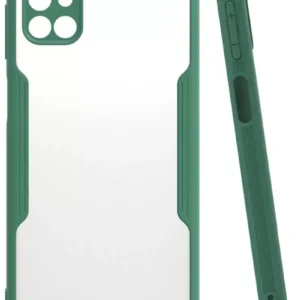 Newface Samsung Galaxy M51 Kılıf Platin Silikon - Yeşil