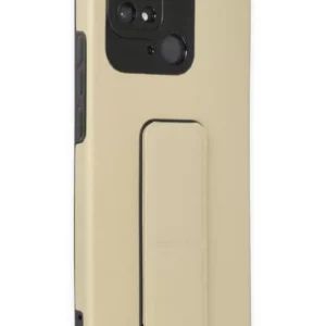 Newface Xiaomi Redmi 10c Kılıf Mega Standlı Silikon - Gold