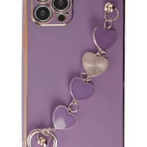 Newface İphone 12 Pro Kılıf Esila Silikon - Mor