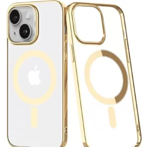 Newface İphone 14 Plus Kılıf Element Magneticsafe Sert Kapak - Gold
