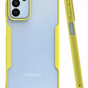 Newface Samsung Galaxy A04s Kılıf Platin Silikon - Sarı
