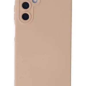 Newface Samsung Galaxy A05s Kılıf Nano İçi Kadife Silikon - Pudra