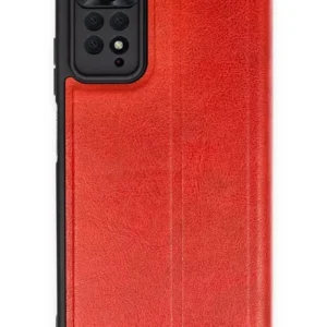 Newface Xiaomi Redmi Note 12 Pro 4g Kılıf Flip Cover - Kırmızı