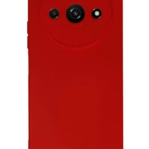 Newface Xiaomi Redmi A3 4g Kılıf Nano İçi Kadife Silikon - Kırmızı