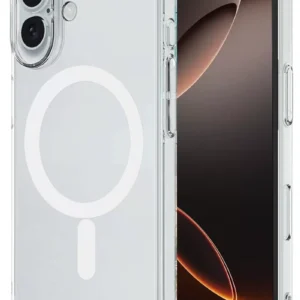 Newface İphone 16 Plus Kılıf Magneticsafe Şeffaf Silikon - Şeffaf