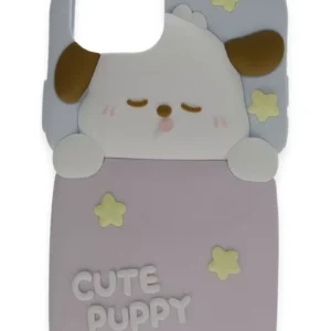 Newface İphone 15 Pro Kılıf Poky Karakter Silikon Kapak - Desen 9