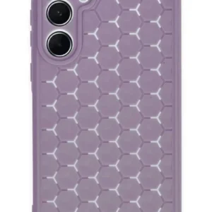 Newface Samsung Galaxy A15 4g Kılıf Petek Silikon Kapak - Lila